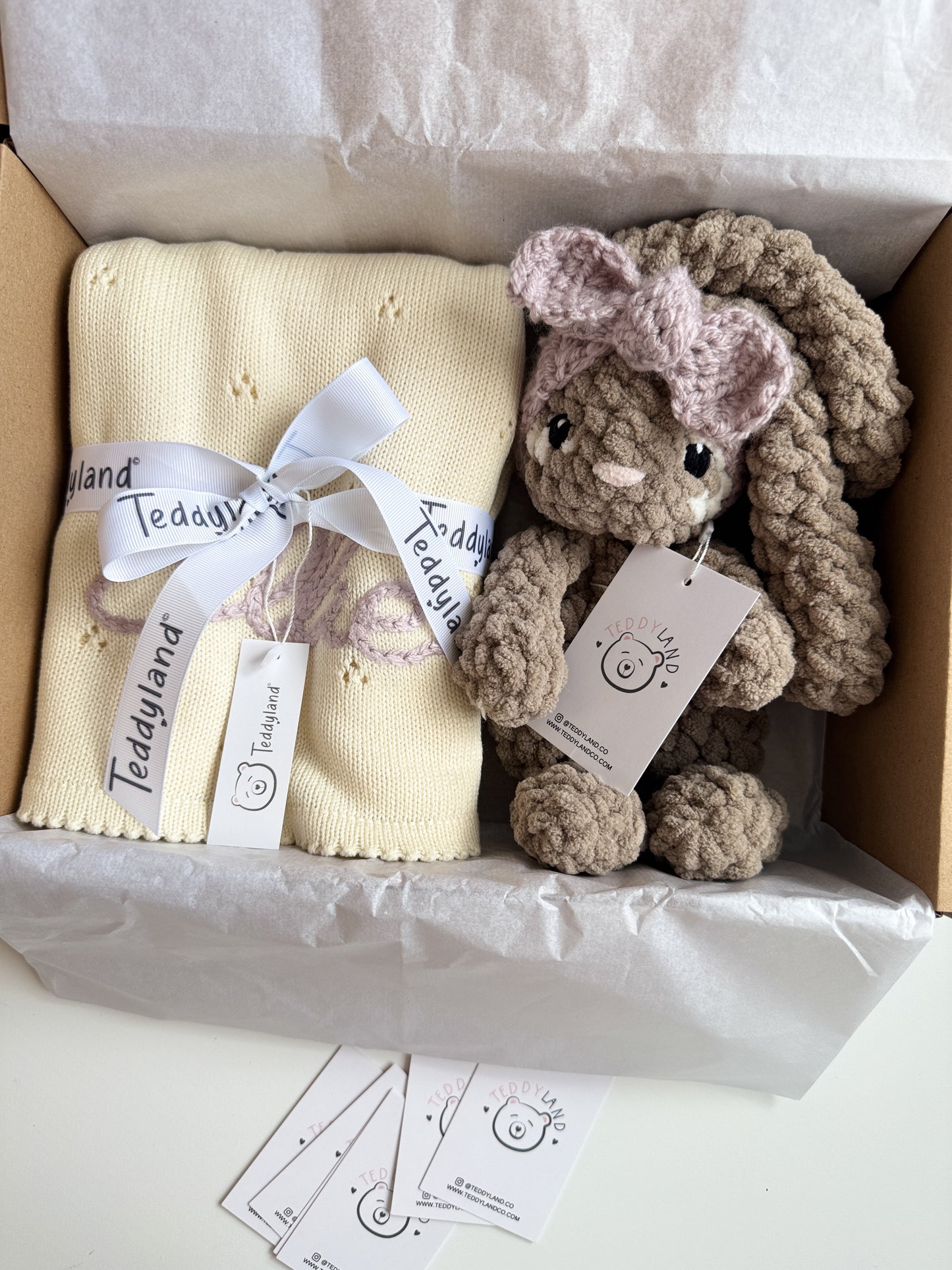 Personalised 100% Cotton Baby Blanket