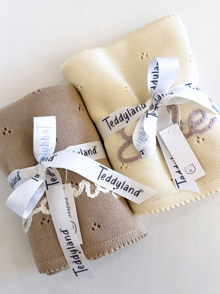 Personalised 100% Cotton Baby Blanket